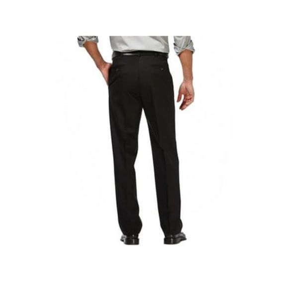 Haggar Pants Haggar Mens Classic Fit Flatfront Hidden Expandable